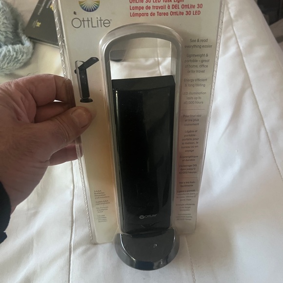 Other - OttLite 30 LED Task Light Folding in Black and Silver